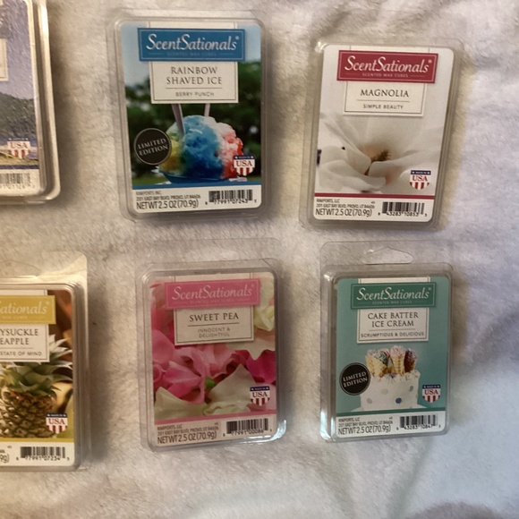 NEW LOT of 10 Assorted ScentSationals Scented Wax Cubes - Picture 4 of 9